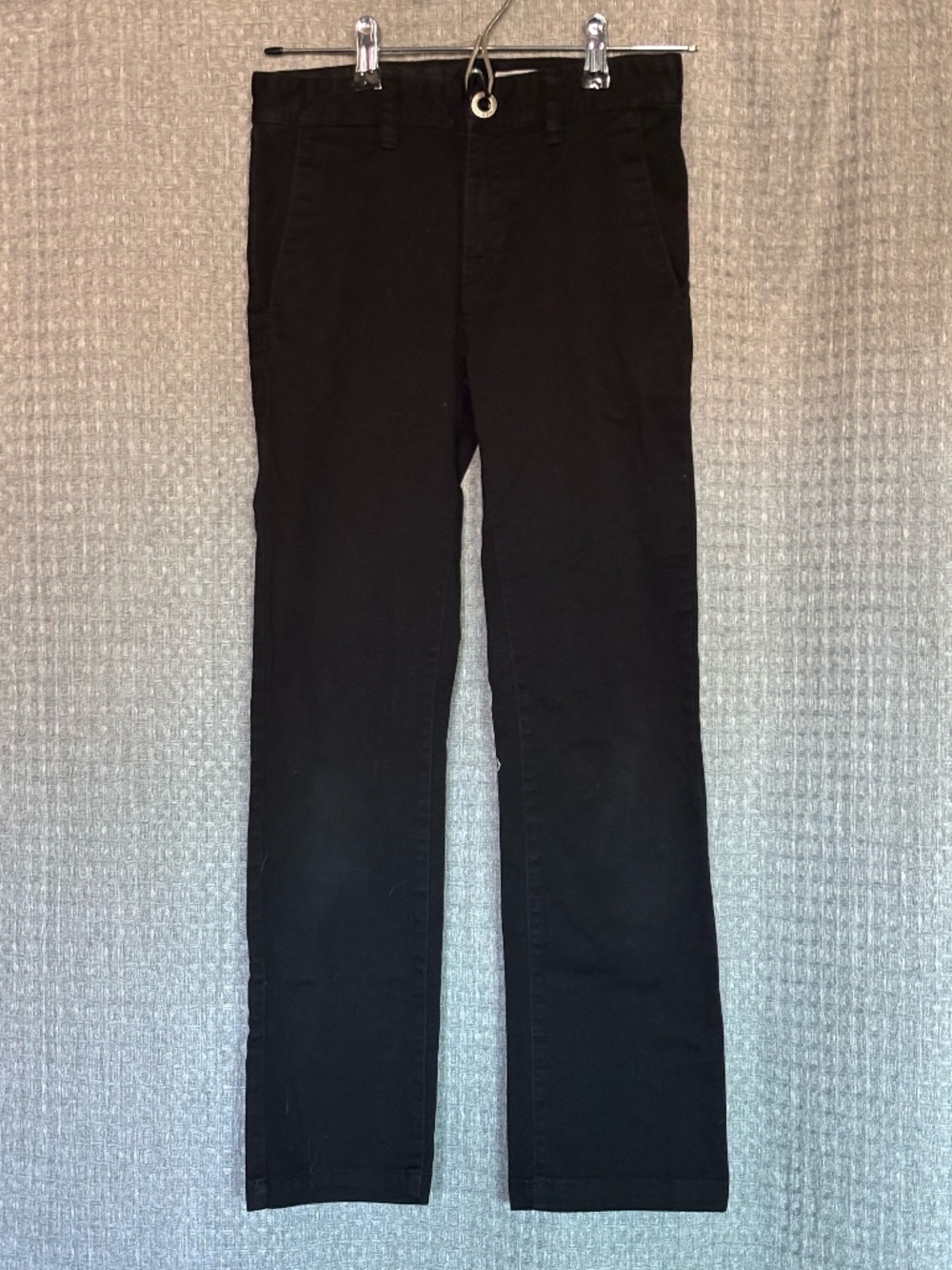 Volcom Youth Black Pants Size 25 Regular Skate Chino Uniform